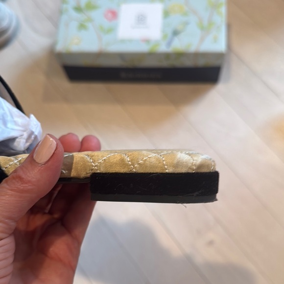 Birdies Black Plush Slippers Open Back Design - Picture 5 of 7